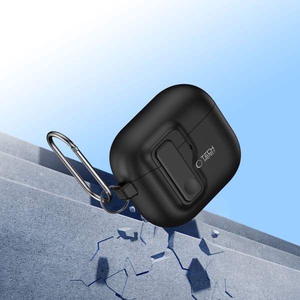 Tech-Protect AirPods 4 Skal Slim Hook Svart
