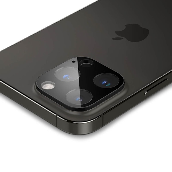 Spigen iPhone 14 Pro/Pro Max/15 Pro/Pro Max 2-PACK Optik GLAS.tR Linsskydd