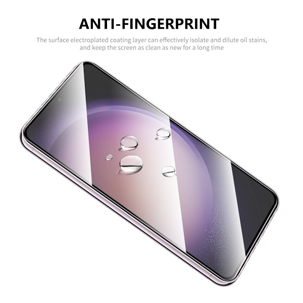 2-Pack Samsung Galaxy S24 FE Heltäckande Skärmskydd i Härdat Glas
