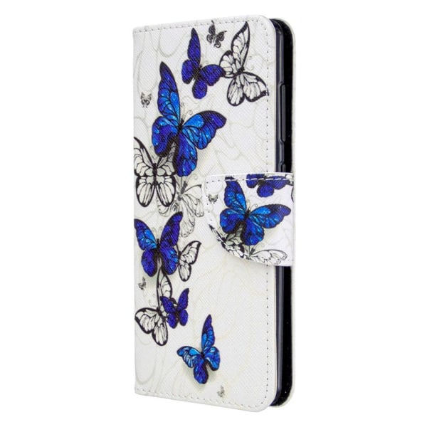 Samsung Galaxy A41 - Plånboksfodral - Blå Fjärilar