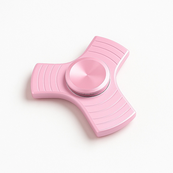 Fidget Spinner Trio Metal - Rosa