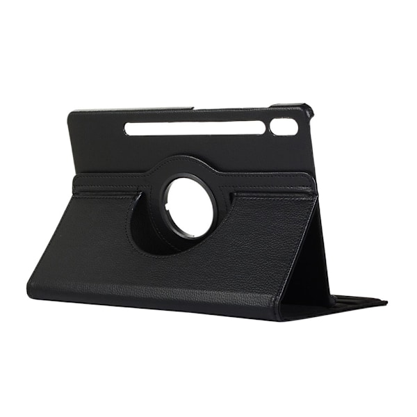 Samsung Galaxy Tab S7 / Tab S8 - 360° Rotation Fodral - Svart Black Svart