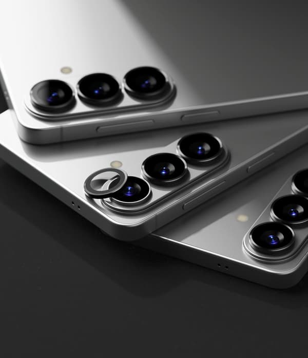 Ringke Galaxy S26/S26 Plus 2-PACK Linsskydd Härdat Glas Svart