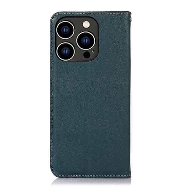 KHAZNEH iPhone 15 Pro Max Fodral Äkta Läder Grön