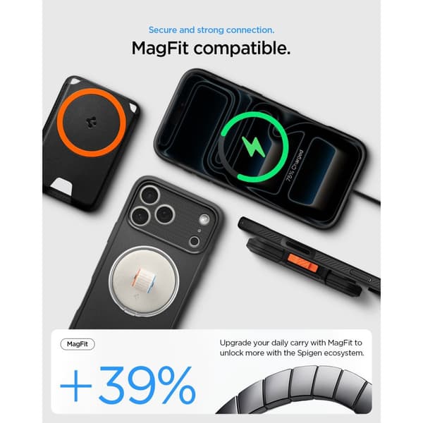 Spigen iPhone 18 Pro Max / 17 Pro Max Skal MagSafe Rugged Armor