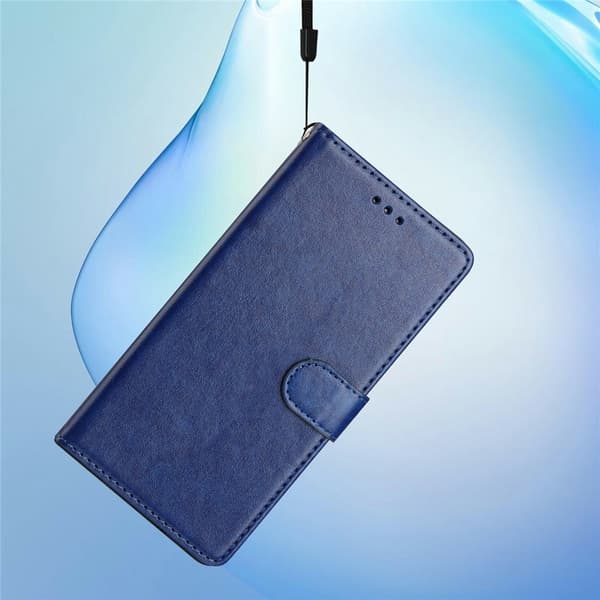 iPhone 17 Fodral Läder Blå