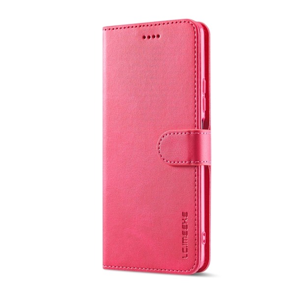 LC.IMEEKE Xiaomi 12 Pro Fodral Läder Röd/Rosa