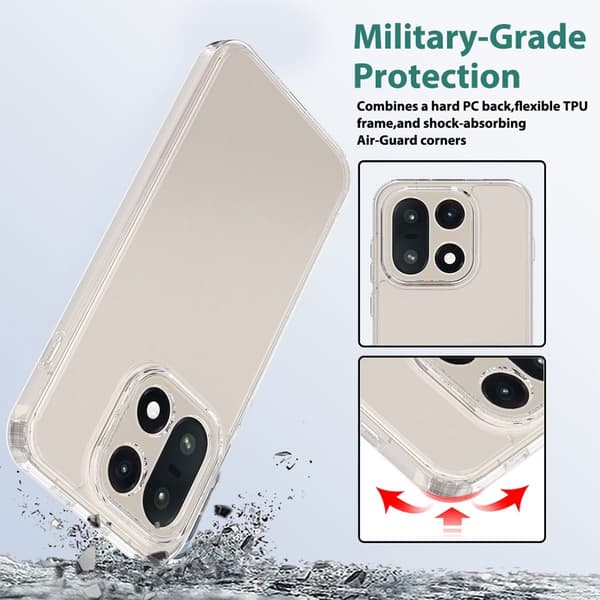 OnePlus 15 Skal Shockproof Hybrid Transparent