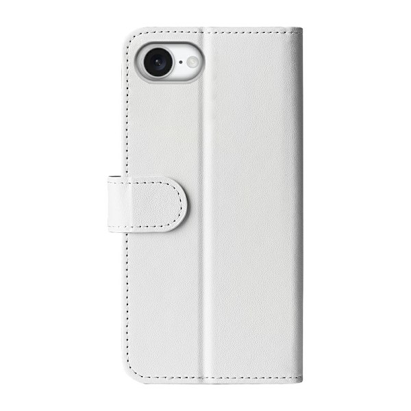 iPhone 16e Fodral Crazy Horse Läder Vit