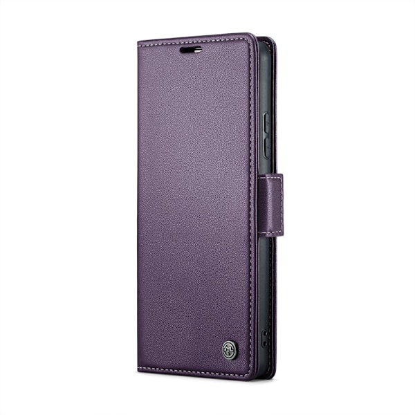 CASEME Xiaomi Redmi Note 14 5G Fodral RFID Läder Lila