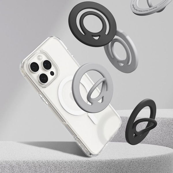 Spigen Magnetisk MagSafe Ringhållare Dual Pop Svart