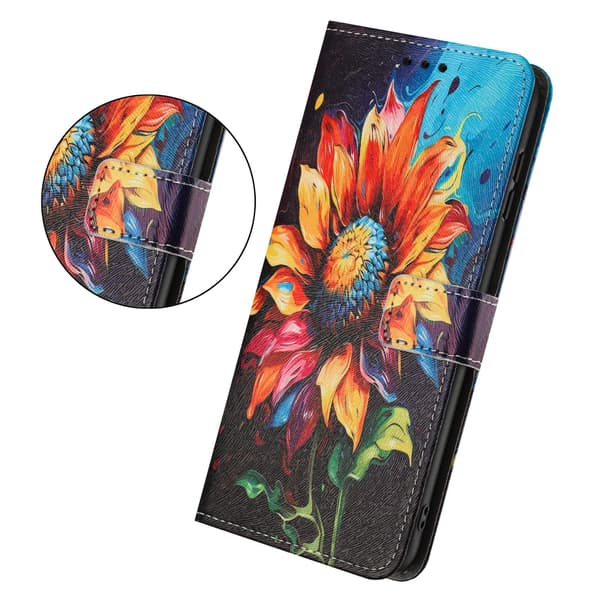 Motorola Edge 60 Pro Fodral Med Tryck Solros