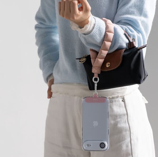 Ringke Handledsrem Holder & Puffer Hand Strap Floral Pink