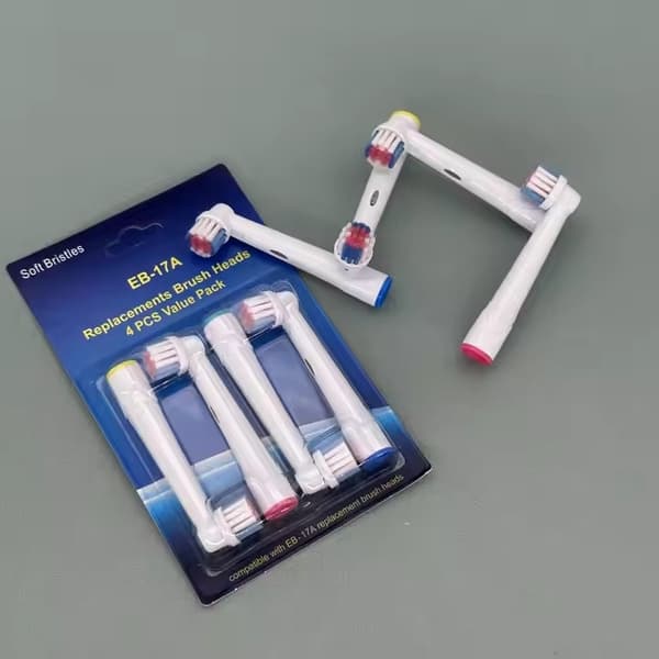 4-Pack Tandborsthuvuden Oral-B Kompatibla