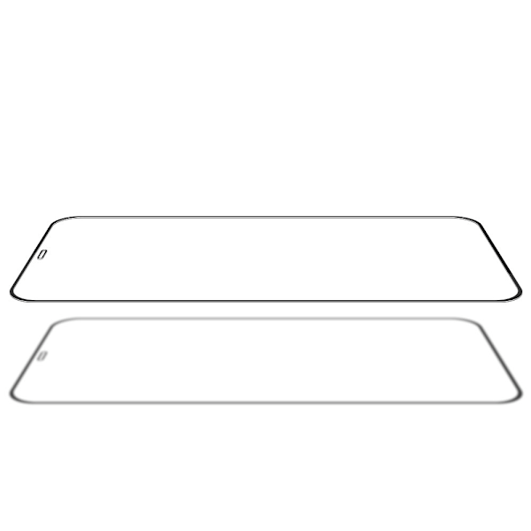 iPhone 12 / 12 Pro - MOFI Heltäckande Skärmskydd I Härdat Glas