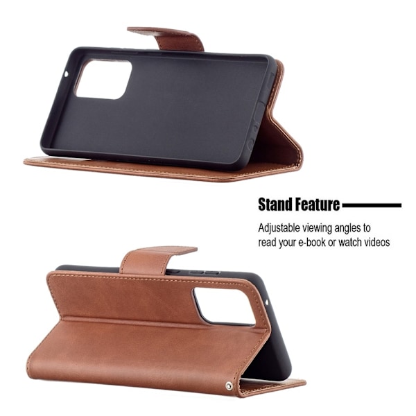 Samsung Galaxy A72 - Solid Shark Fodral - Brun Brown Brun