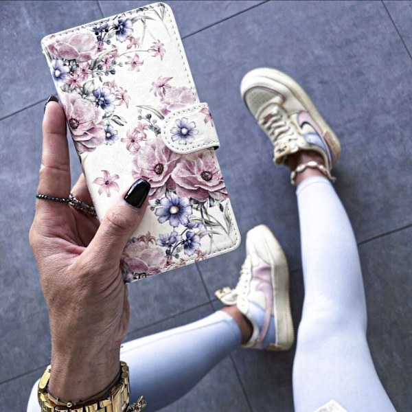 Tech-Protect Galaxy A55 5G Fodral Läder Blossom Flower