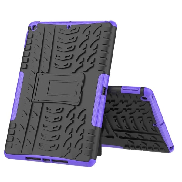 iPad 10.2 2019/2020/2021 Skal Rugged Kickstand Armor Lila Purple Lila