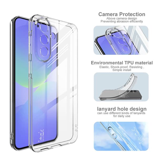 IMAK Samsung Galaxy A57 5G Skal Shockproof Transparent