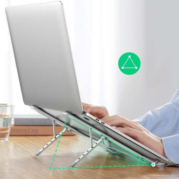 UGREEN Justerbart Datorställ I Aluminium Silver
