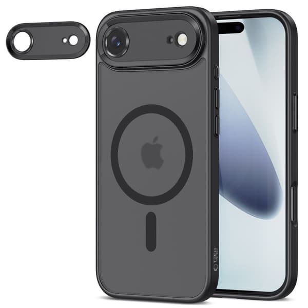 Tech-Protect iPhone Air Skal MagSafe MagCam Matt Svart