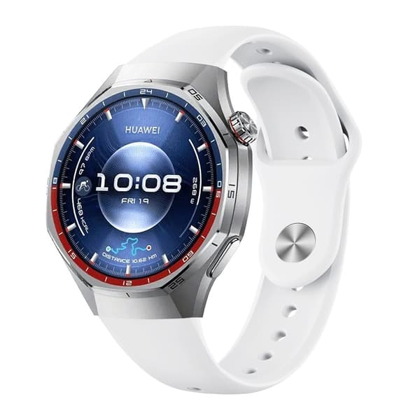 Huawei Watch GT 6 Pro 46 mm Armband Silikon Vit