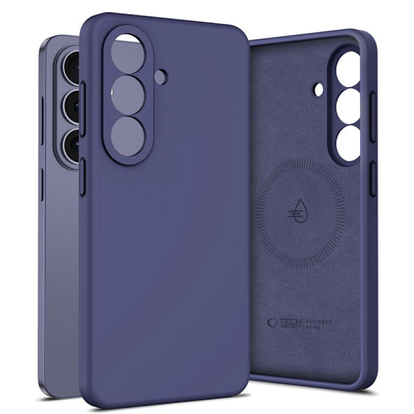 Tech-Protect Galaxy S26 Skal MagSafe Silicone Cobalt Violet