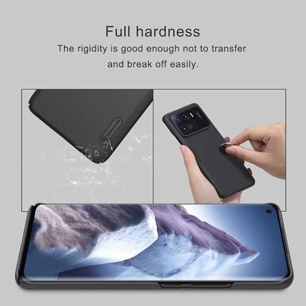 Xiaomi Mi 11 Ultra - NILLKIN Frosted Shield Skal - Svart Svart