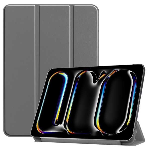 iPad Pro 11 2024 Fodral Tri-Fold Grå