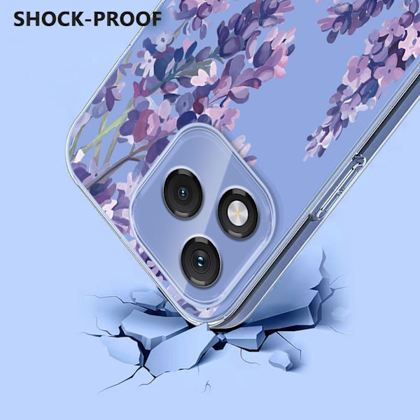 Honor 400 Lite Skal Med Tryck Blommor