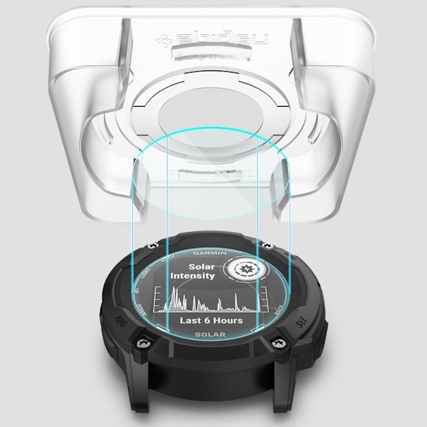 Spigen Garmin Instinct 2X Solar Skärmskydd GLAS.tR "Ez Fit"