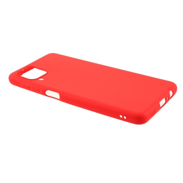 Samsung Galaxy A12 - Matt TPU Skal - Röd Red Röd