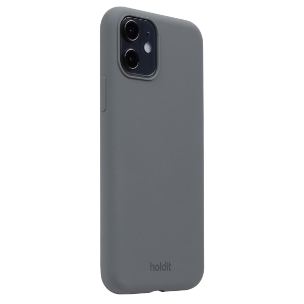 holdit iPhone 11/XR Mobilskal Silikon Space Gray