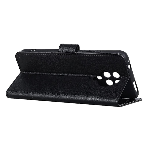 Xiaomi Poco F2 Pro - Litchi Plånboksfodral - Svart Black Svart
