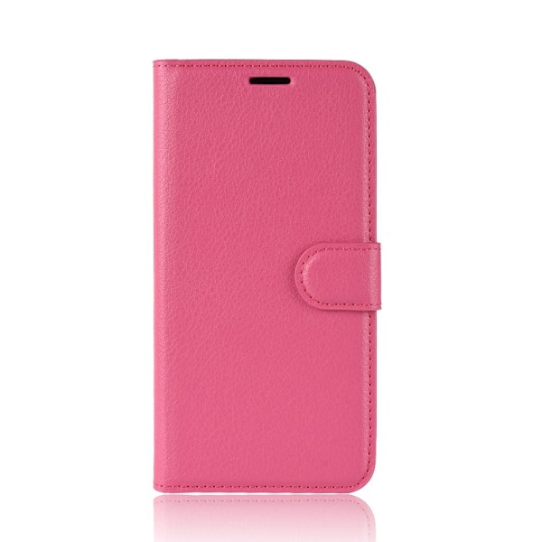iPhone 11 Pro - Litchi Plånboksfodral - Rosa Pink Rosa