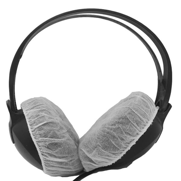 100-PACK Engångs Hörlursskydd 6.5-7.5 cm