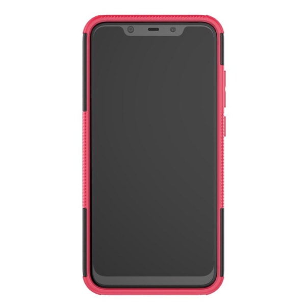 Nokia 8.1 - Ultimata stöttåliga skalet med stöd - Rosa Pink Rosa