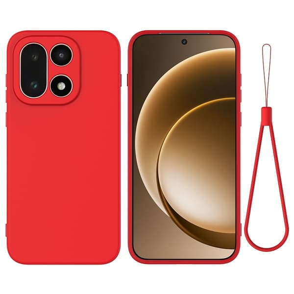 OnePlus 15 Skal Liquid Silikon Röd