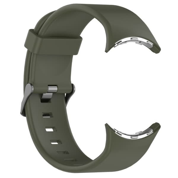 Google Pixel Watch 4 / 3 45 mm Armband Silikon Grön