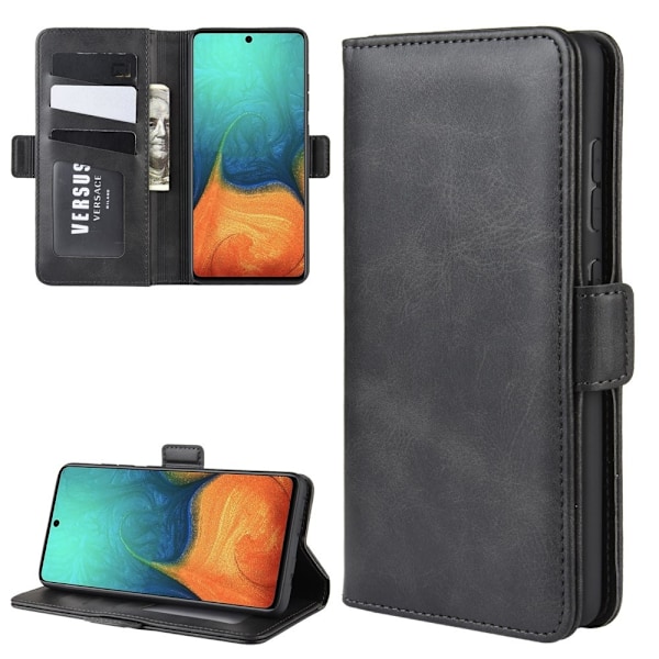 Samsung Galaxy A71 - Plånboksfodral - Svart Black Svart