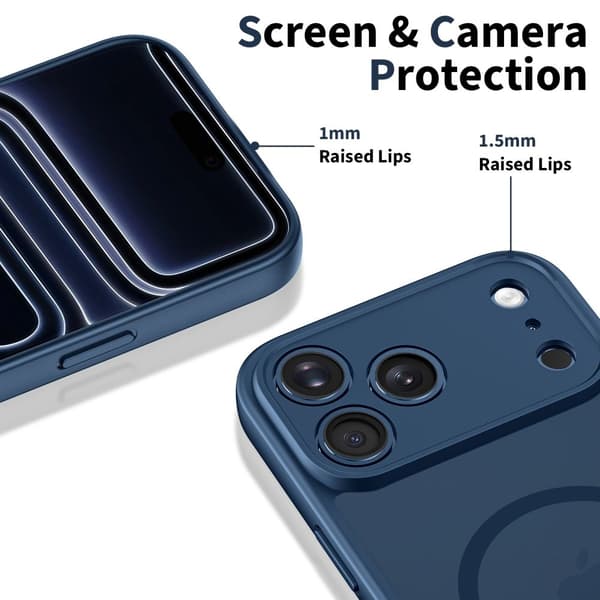 Tech-Protect iPhone 17 Pro Skal MagSafe BasicMag Deep Blue