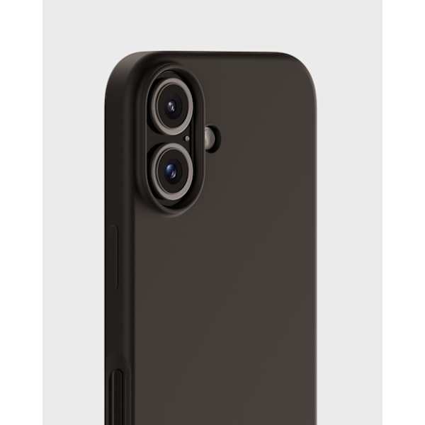 holdit iPhone 16 Mobilskal Silikon Svart