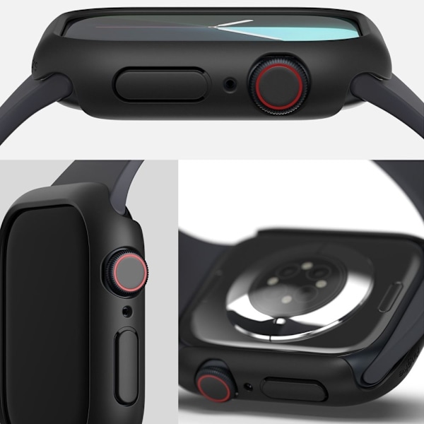 Ringke Apple Watch 10 46 mm 2-PACK Skal Slim Transparent/Svart