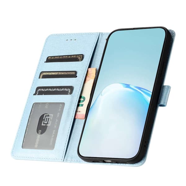 OnePlus Nord CE5 Fodral Läder Ljus Blå