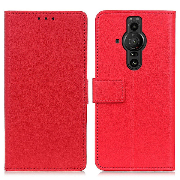 Sony Xperia Pro-I Fodral Läder Röd