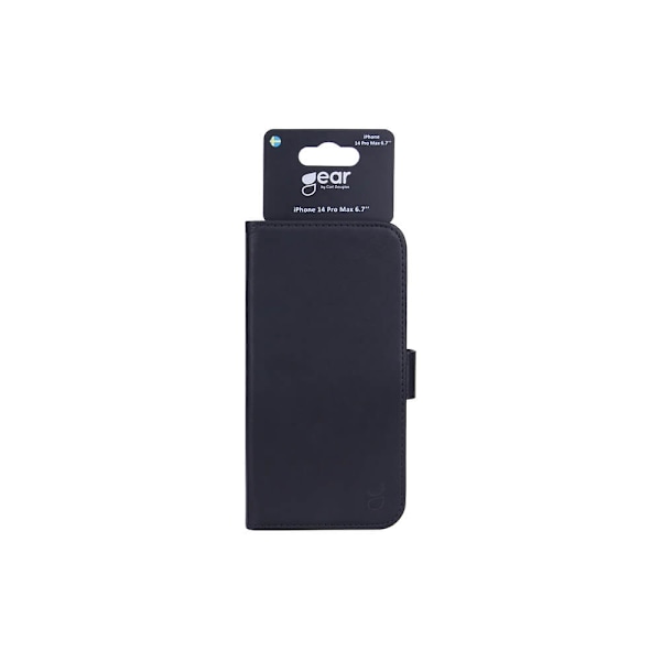 GEAR iPhone 14 Pro Max Fodral Läder Svart