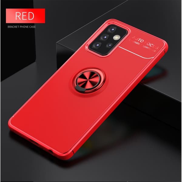 Samsung Galaxy A72 - Ring Skal - Röd Red Röd