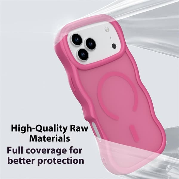iPhone 17 Pro Max Skal MagSafe Wavy Matt Rosa