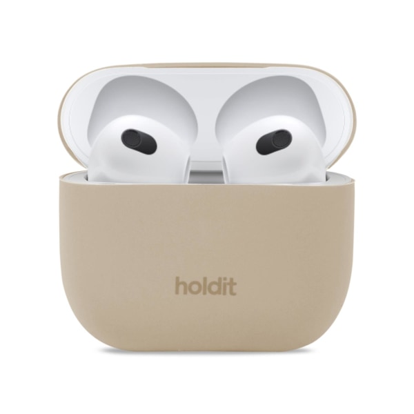 holdit AirPods 3 Skal Silikon Latte Beige