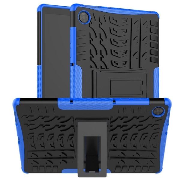 Lenovo Tab M10 HD (2nd Gen) - Rugged Kickstand Armor Skal - Blå Blue Blå